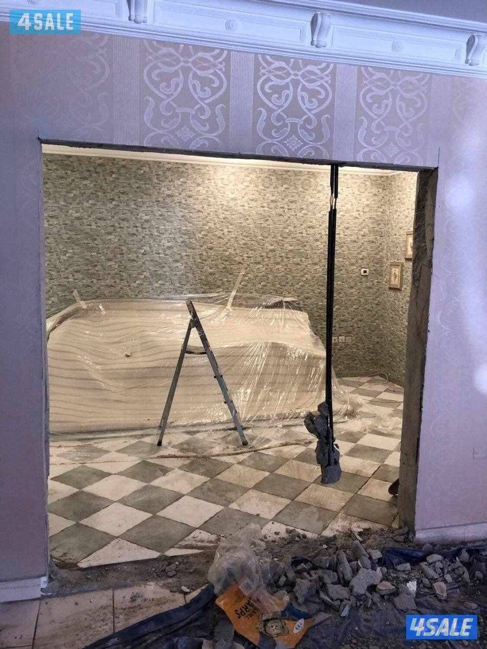 متخصصون في: قص الليزر لفتح الأبواب والنوافذ (بدون تصدعات) مباني مساح4