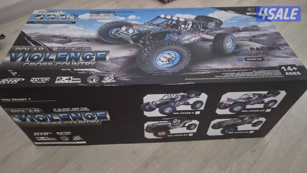 NEW WLtoys 1:10 4WD RC Car – Remote Control – Never Used0