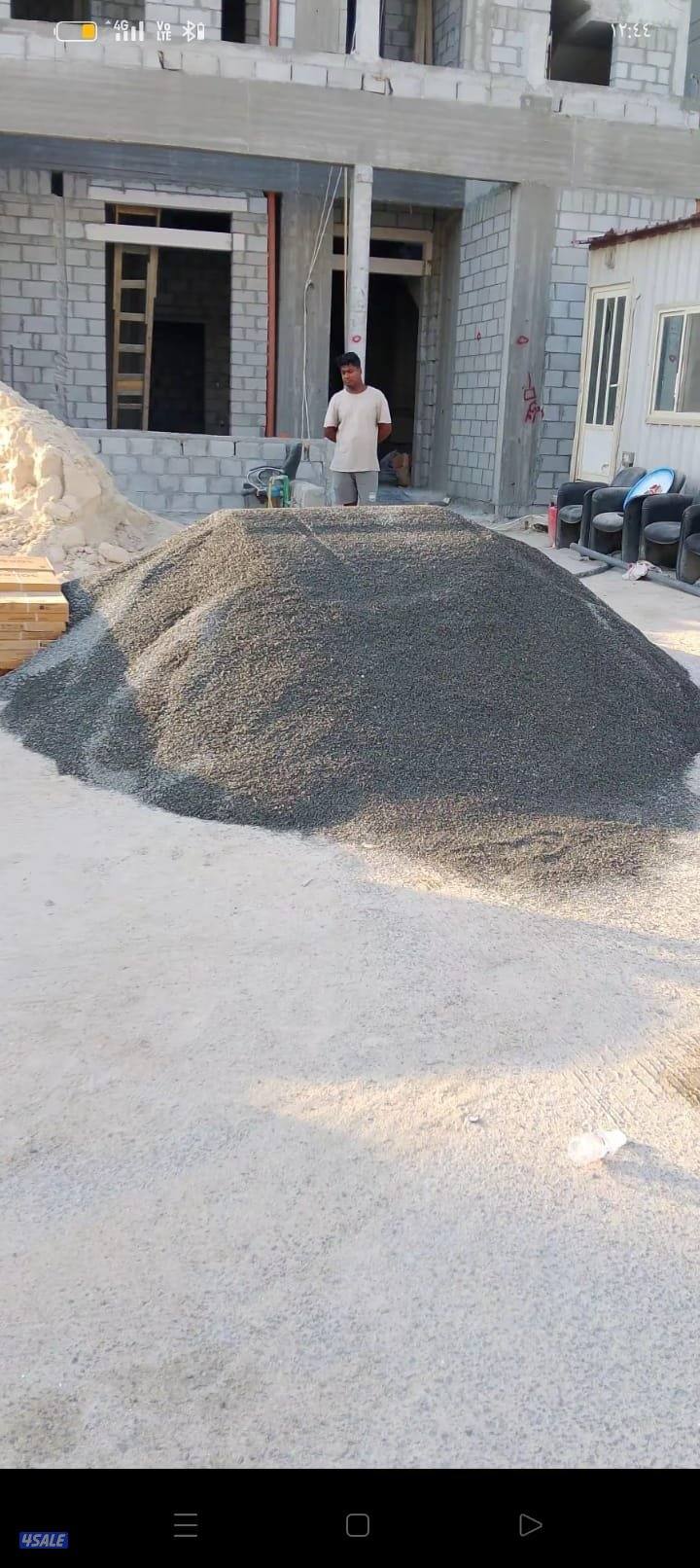 هاف لوري نساف 4 متر .رمل مغسول صلبوخ نقل أنقاض2