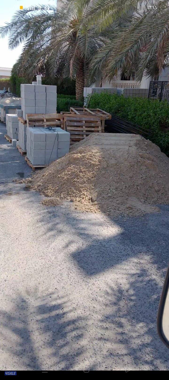 هاف لوري نساف 4 متر .رمل مغسول صلبوخ نقل أنقاض3