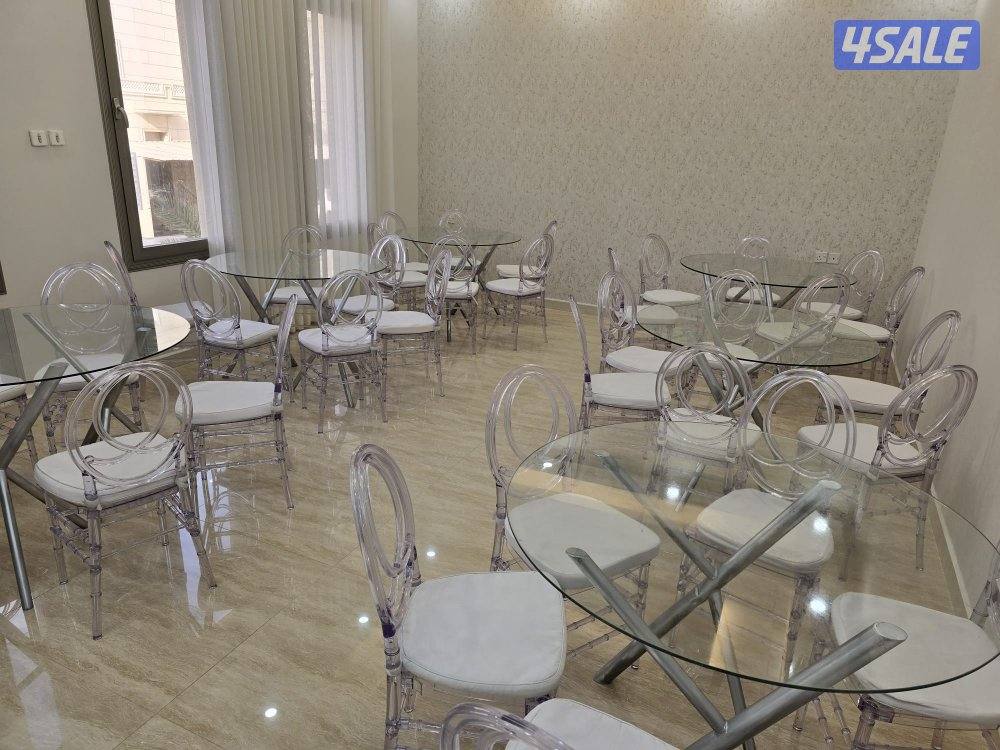 تجهيز حفلات كراسي وطاولات كنفات دفايات قهوجية خيمه4