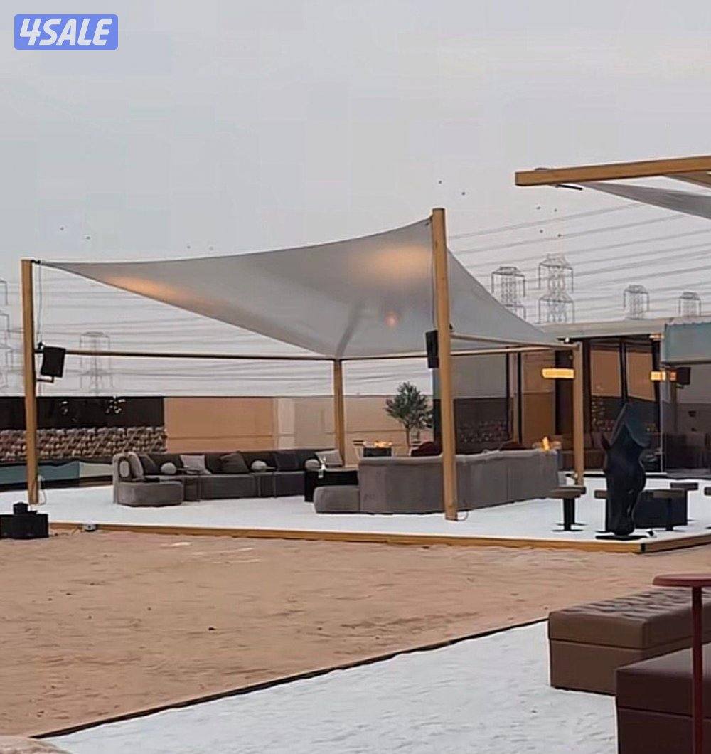 اعمدة اناره مظلات0