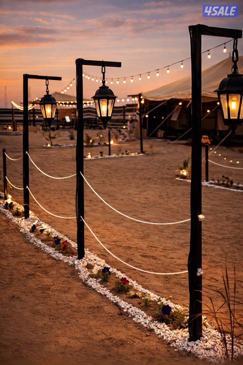 اعمدة اناره مظلات3