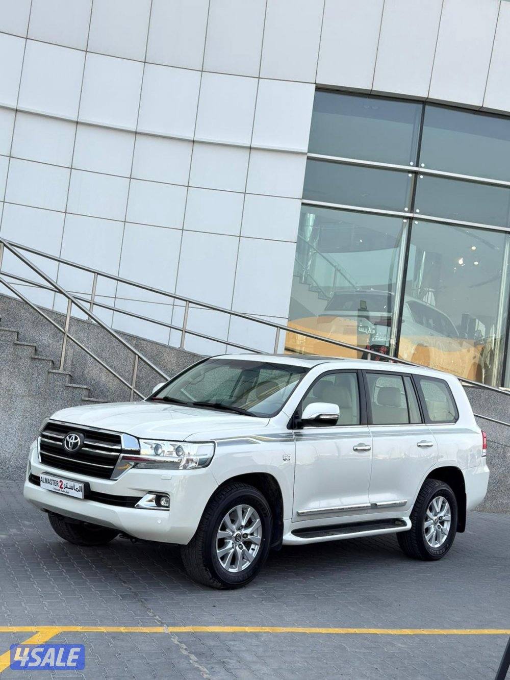 لاند كروز VXR وارد قطر صبغ قطعه فحص جير مكينه شاصي0