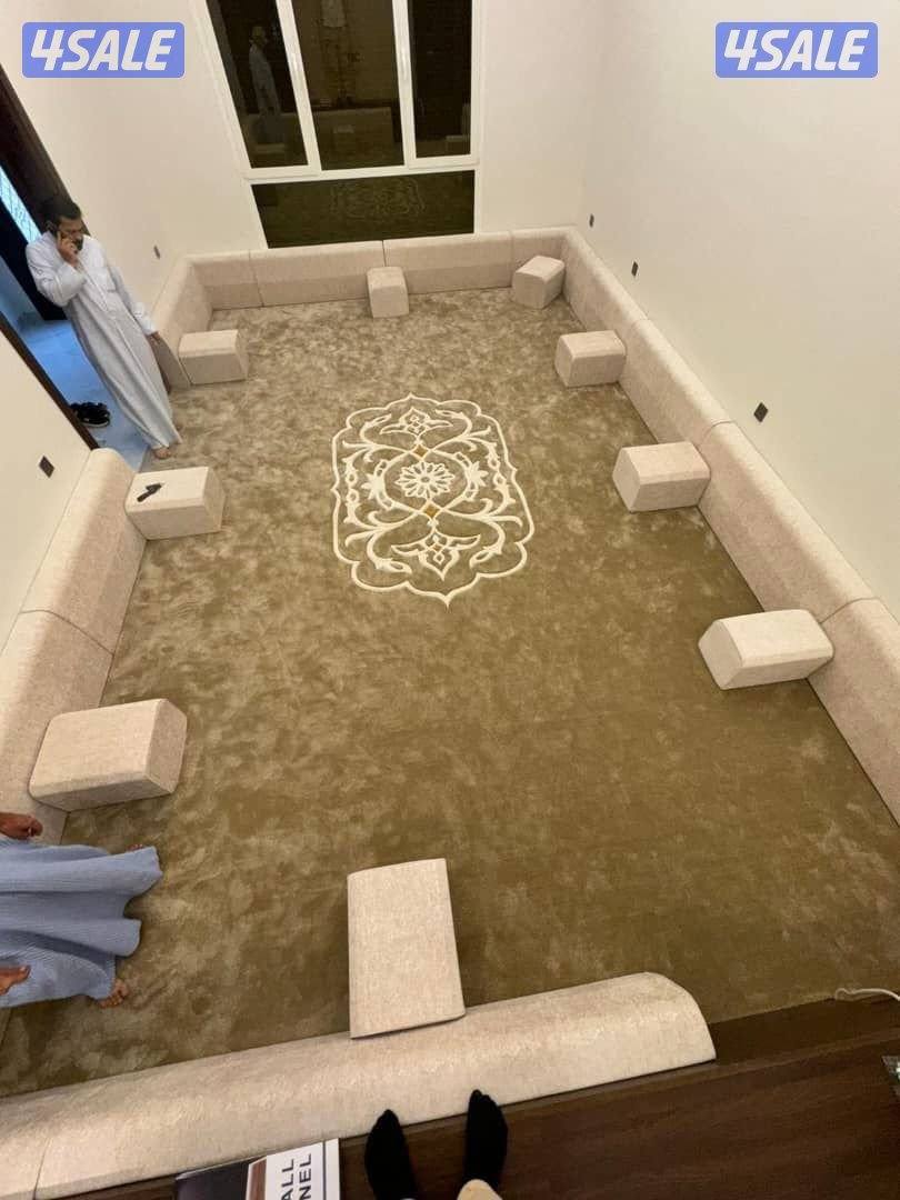 تفصال مجالس ومساندة اسفنج بغلي وسعودي. تنجيد مساند ومراكي.8