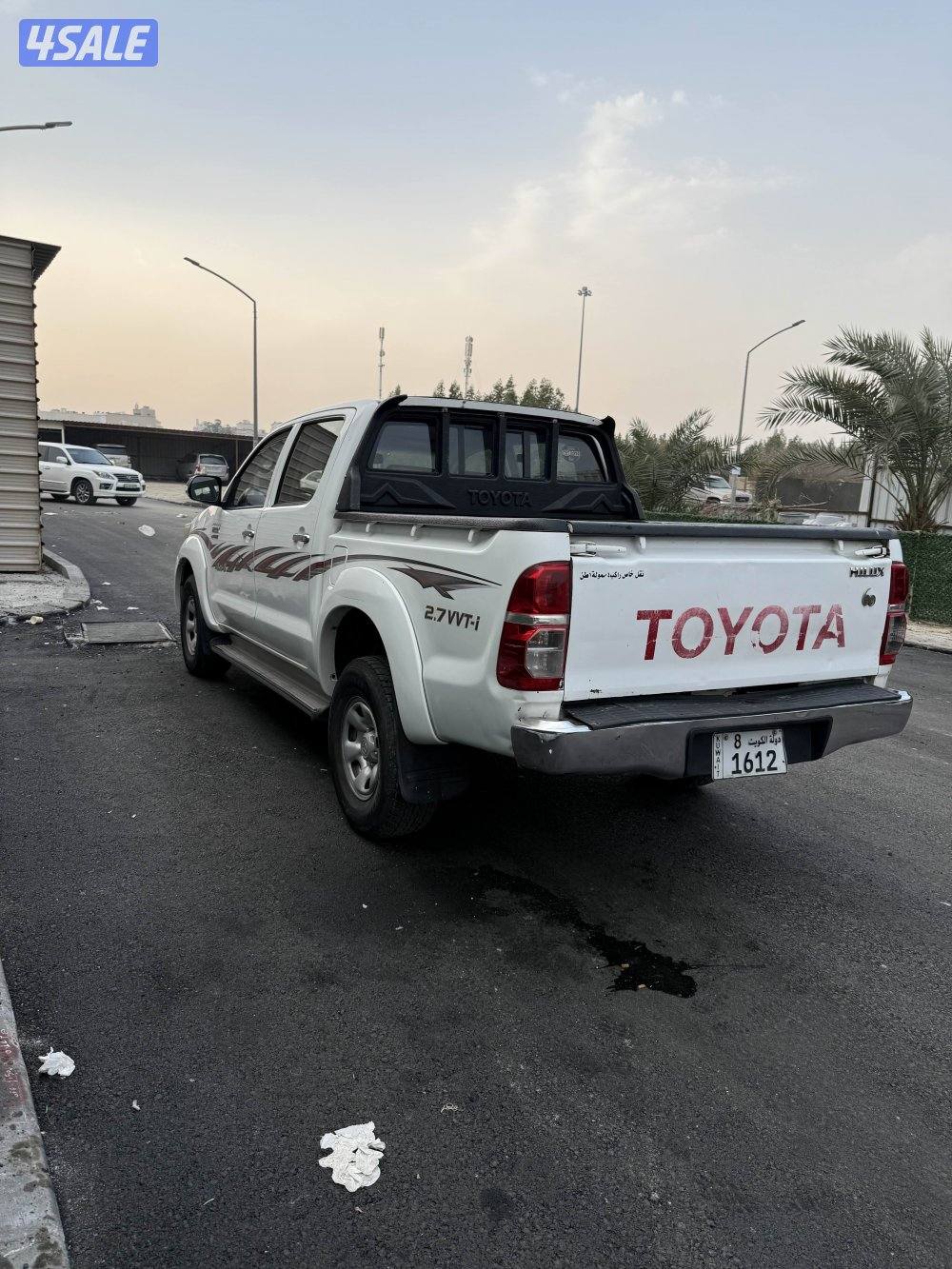 للبيع هايلكس قير تماتيك الدرجه الا شرط الفحص صبغ الوكاله ماشيه ٤٢٠ الف1