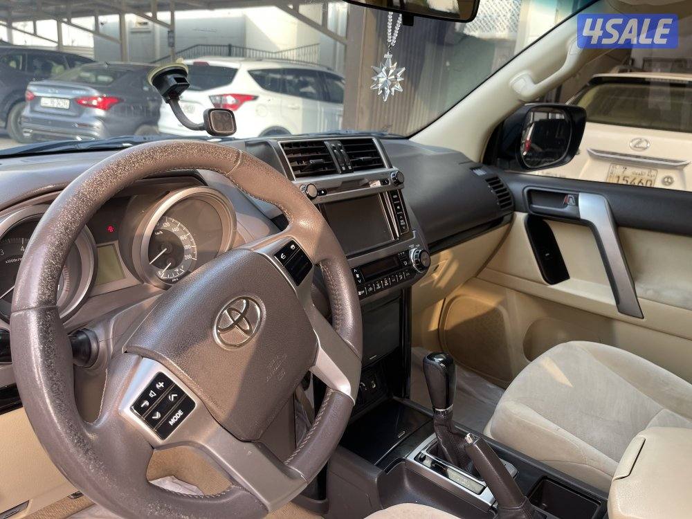 تويوتا برادو 2015 شرط الفحص قير مكينة شاصي الفل ماعدا الجلد  اصباغ3