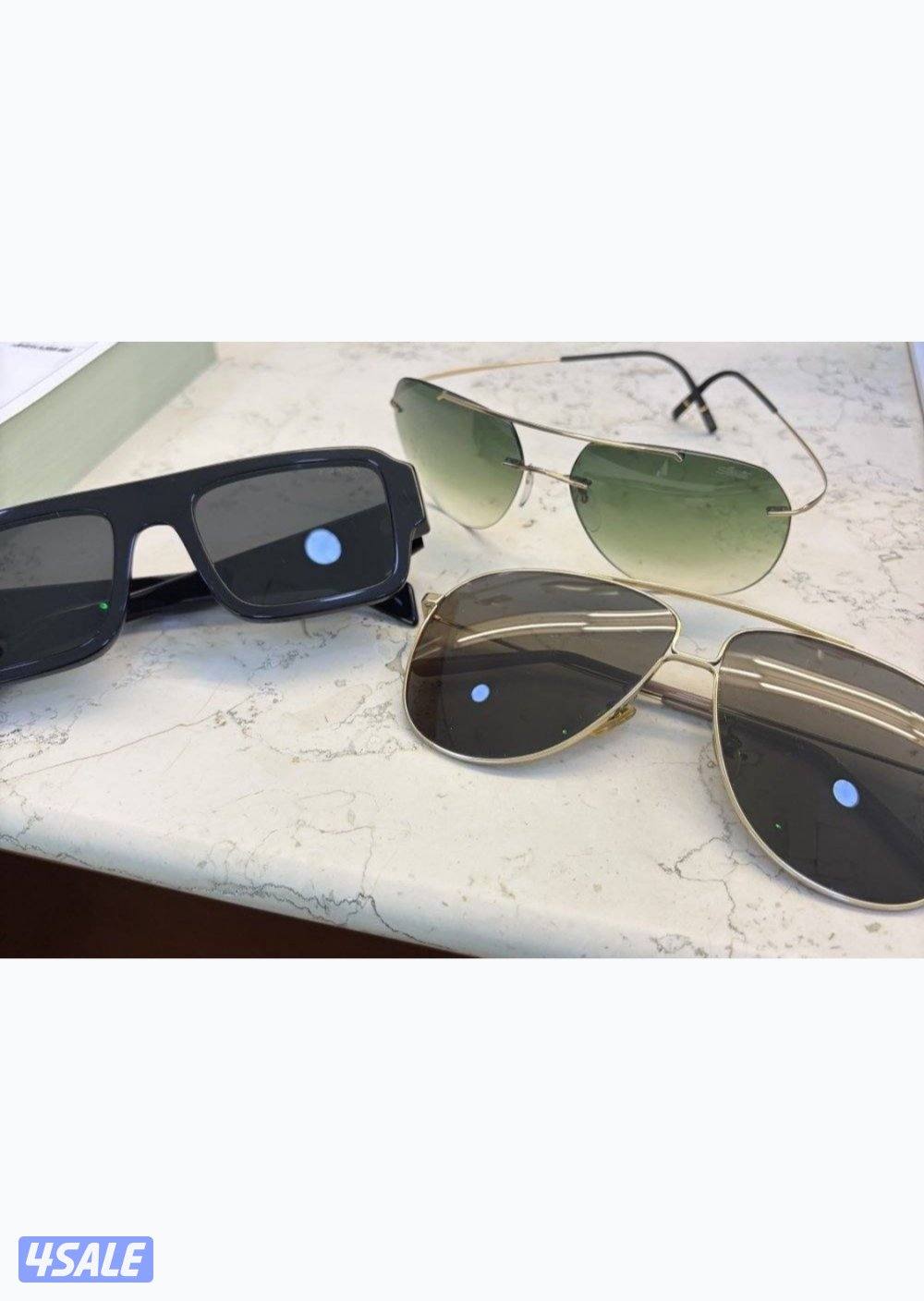 للبيع مجموعه نظارات اصليه مستعمله0