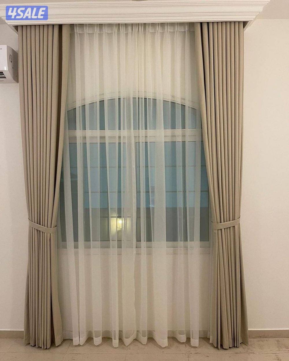 ستائر تفصال الينن الويفي الفندقي والرول9