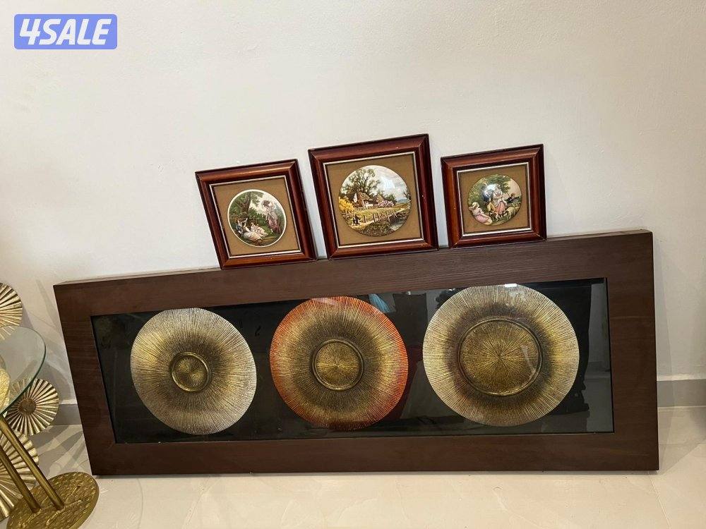 للبيع جلسه وڤازات كبار وصغار ولدي اكسسوارات منزليهولوحات حائط4
