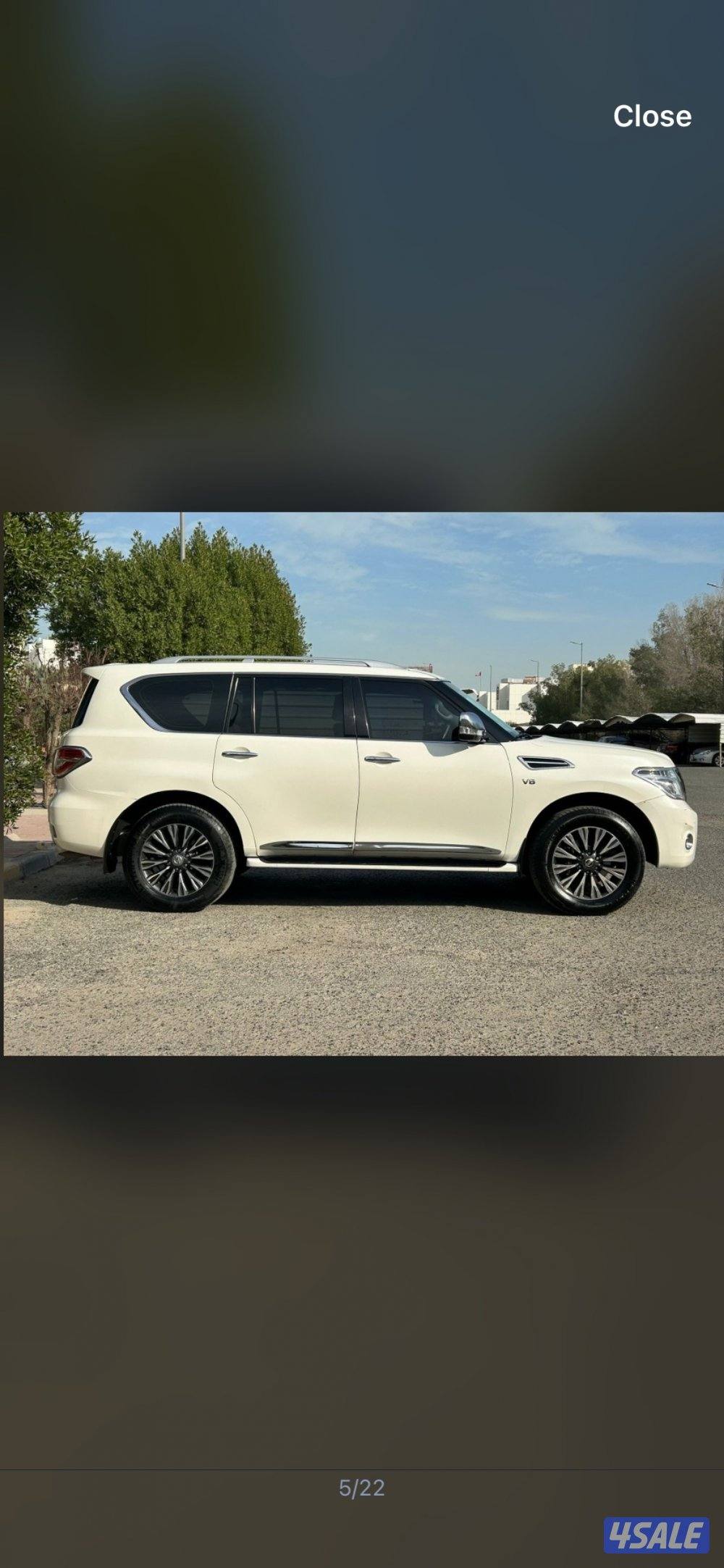 نيسان باترول بلاتينيوم سيتي 2017 صبغ الوكالة نظيف جداً4