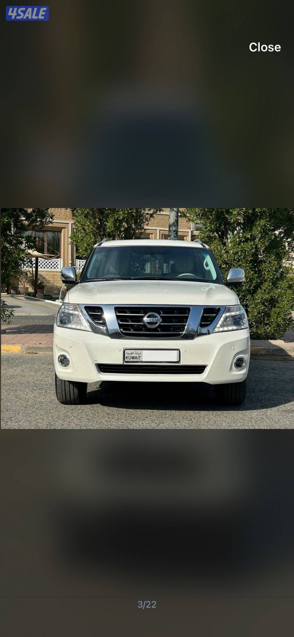 نيسان باترول بلاتينيوم سيتي 2017 صبغ الوكالة نظيف جداً6