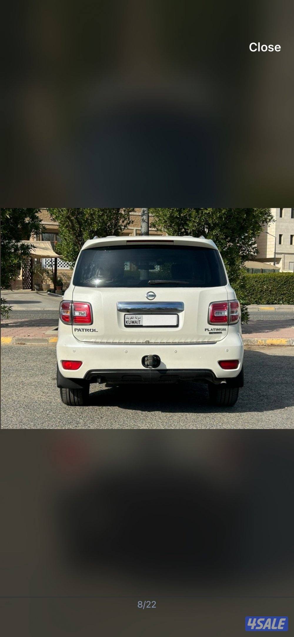 نيسان باترول بلاتينيوم سيتي 2017 صبغ الوكالة نظيف جداً7
