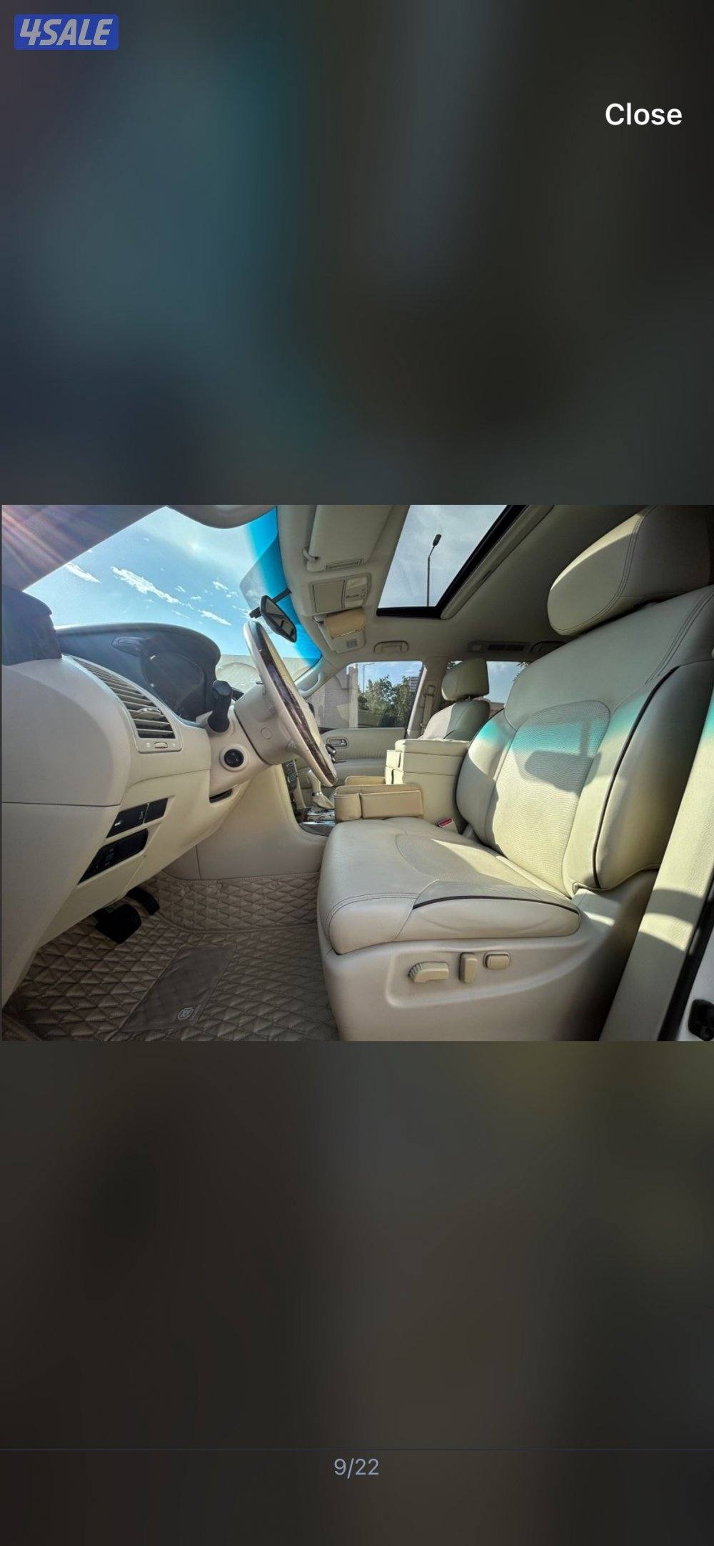 نيسان باترول بلاتينيوم سيتي 2017 صبغ الوكالة نظيف جداً8