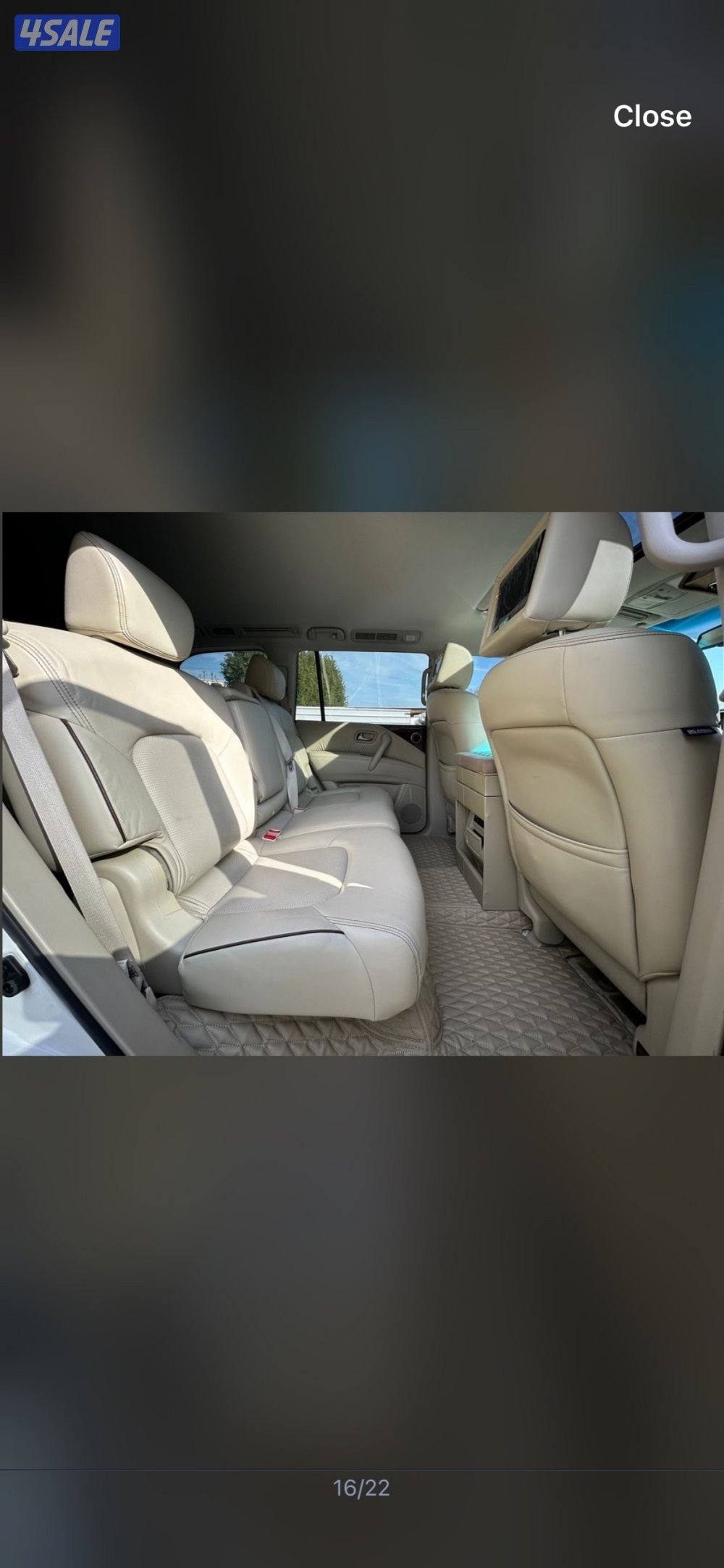 نيسان باترول بلاتينيوم سيتي 2017 صبغ الوكالة نظيف جداً12