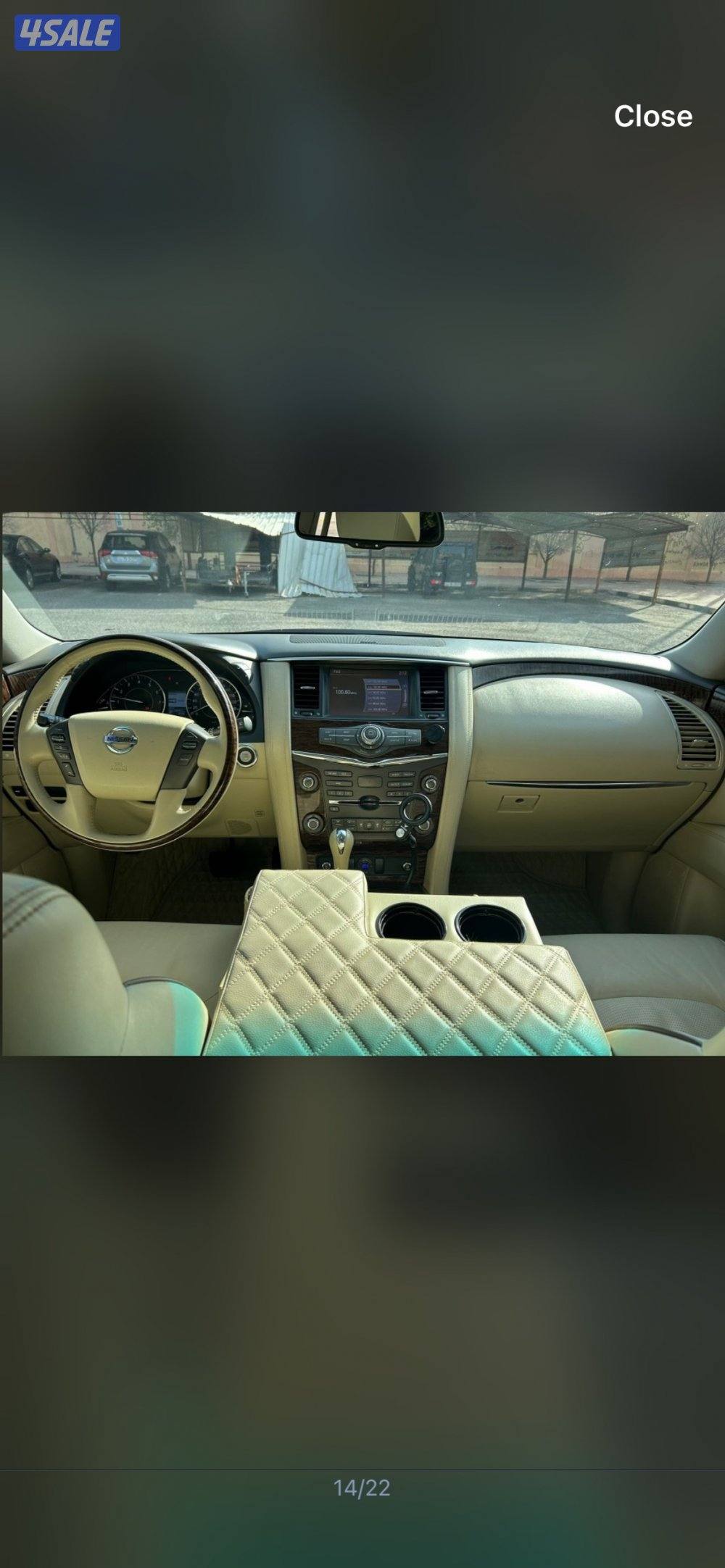 نيسان باترول بلاتينيوم سيتي 2017 صبغ الوكالة نظيف جداً13