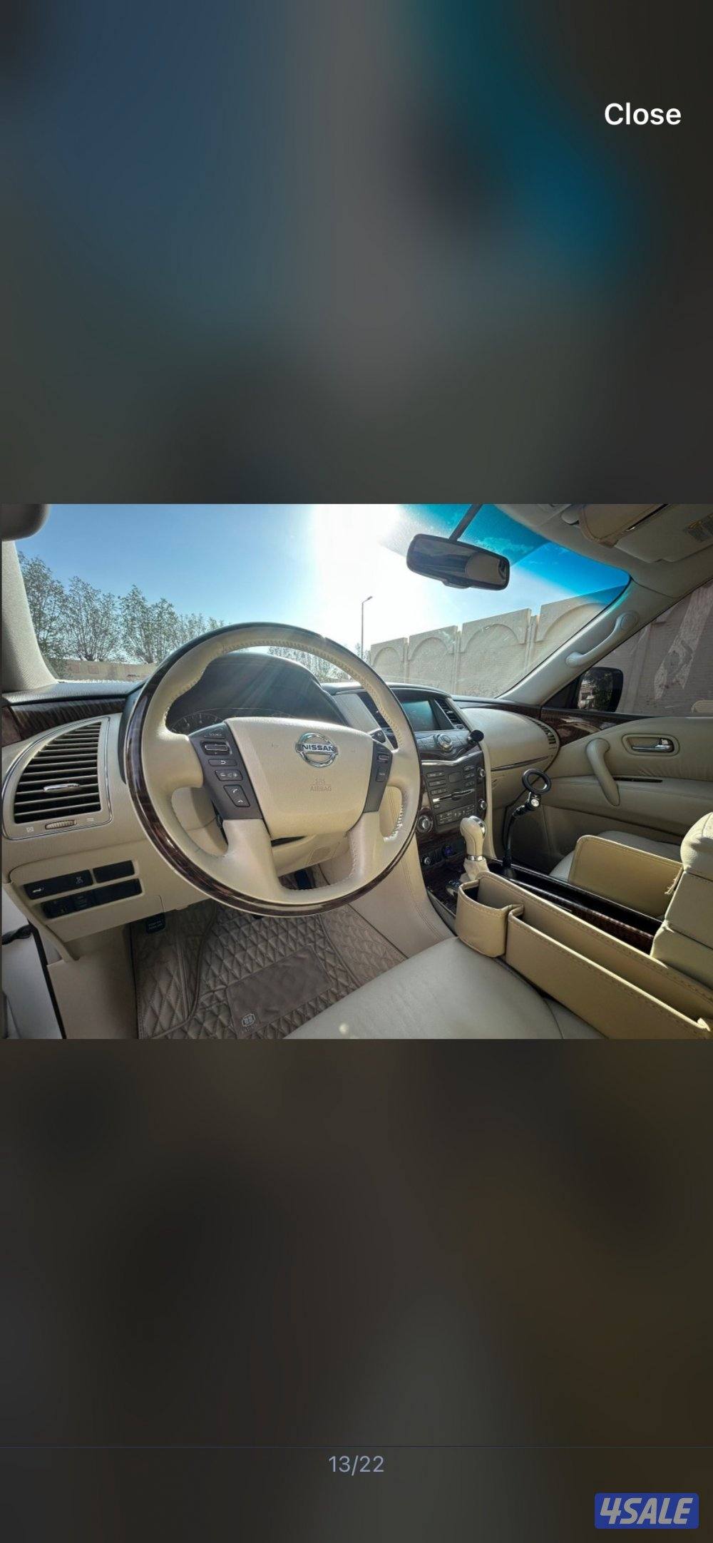 نيسان باترول بلاتينيوم سيتي 2017 صبغ الوكالة نظيف جداً14