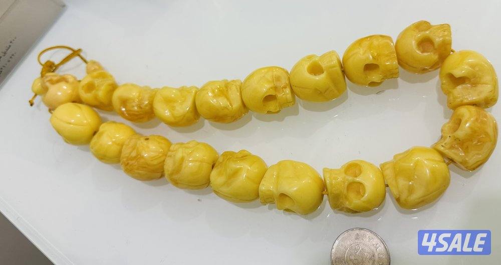 مسباح قديم شكل جماجم كبير1