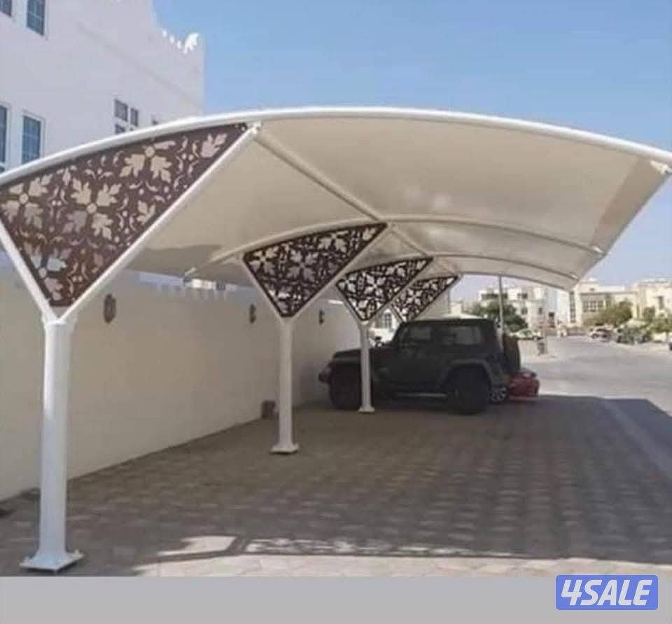 mujalla mujalllat & diwaniyaat parking shads pvc nilon all available15