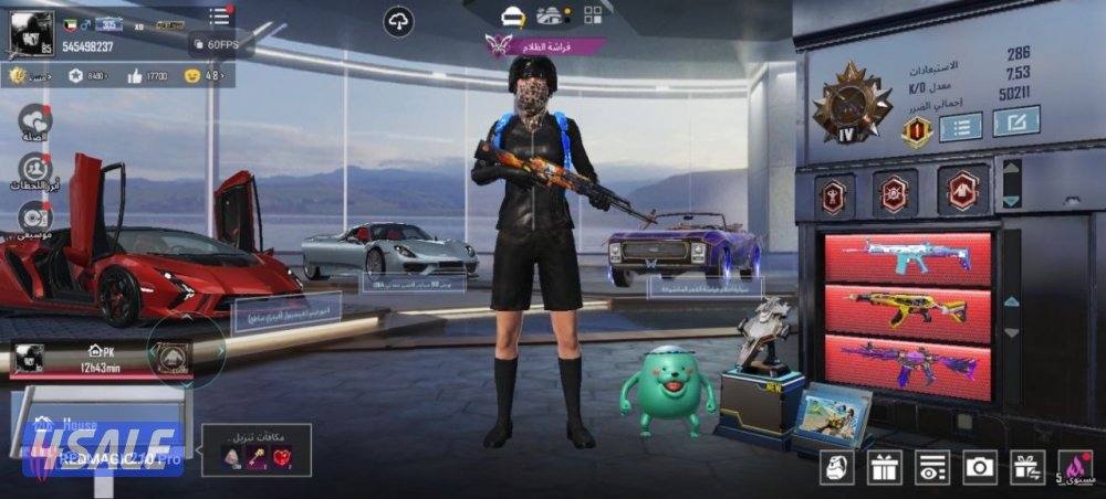 حساب ببجي السقوط كامل A.B0