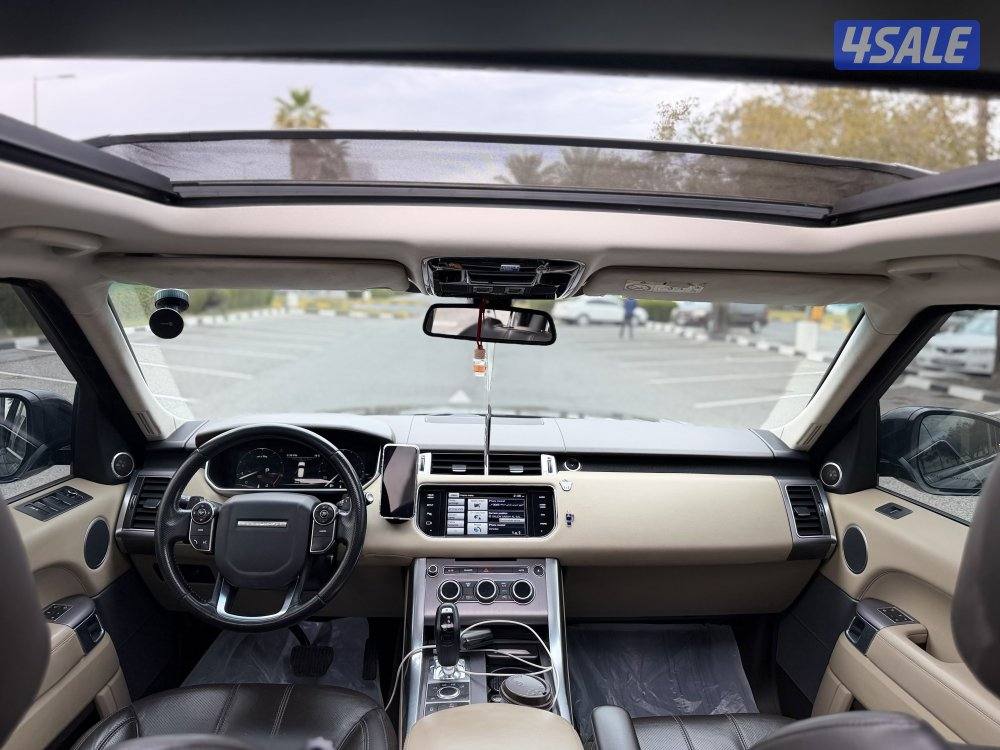 رنج سبورت 2015 بحاله نادره صبغ الوكاله بالكامل ماشي 155 الف13