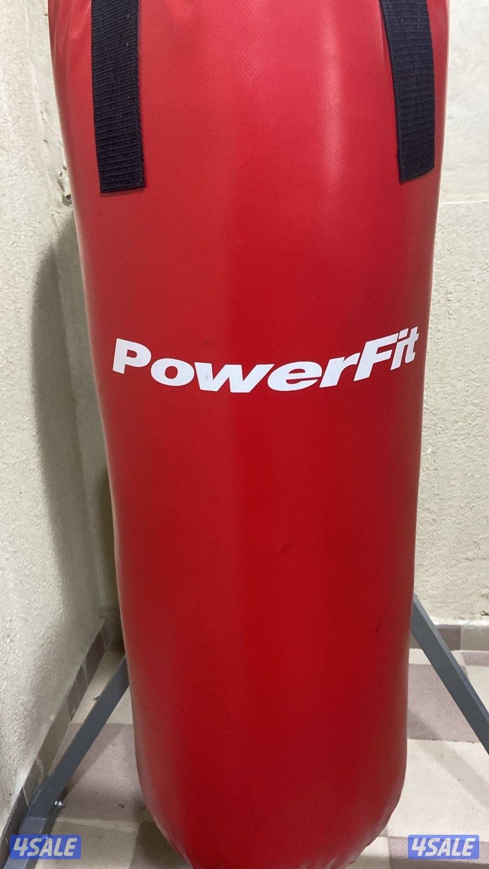 كيس ملاكمة PowerFit مع ستاند ومنصة سرعة التواصل0