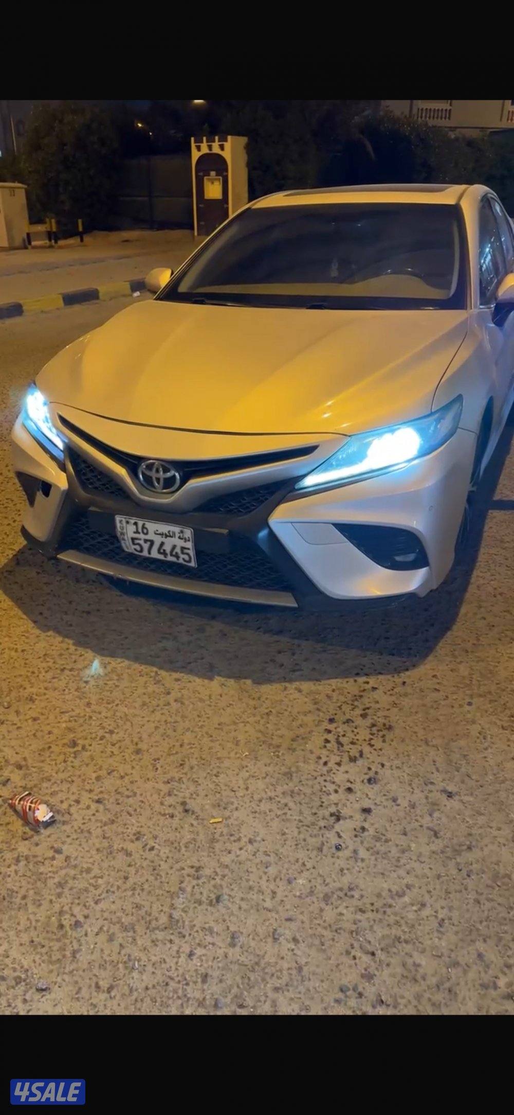 كامري موديل ٢٠١٨ سبورت ٤ سلندر كامل المواصفات شرط الفحص قير مكينه شاصي1