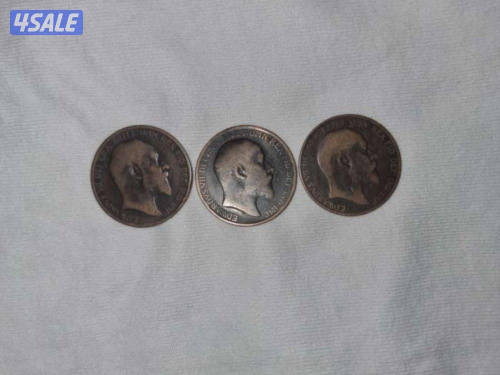 UK coins over 120 years old عملات بريطانيا قديمه عمرها فوق ال ١٢٠ سنه0