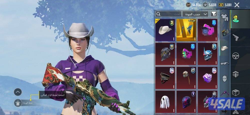 حساب ببجي لفل 88 فيه امفور النمر🔥4