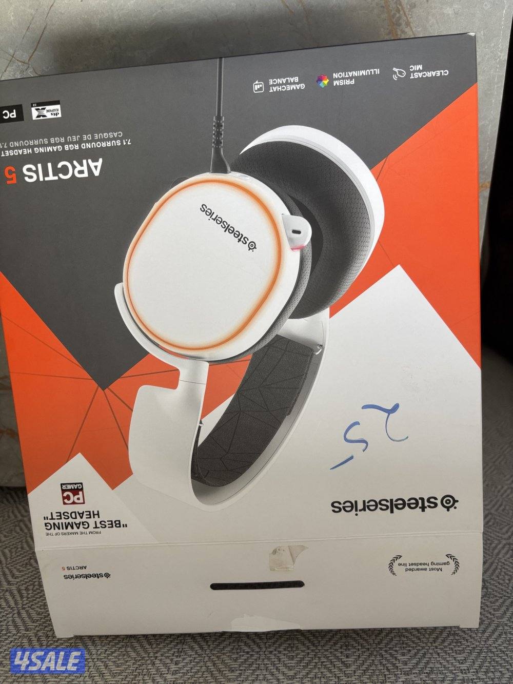 سماعة steelseries مستعمله استعمال خفيف2