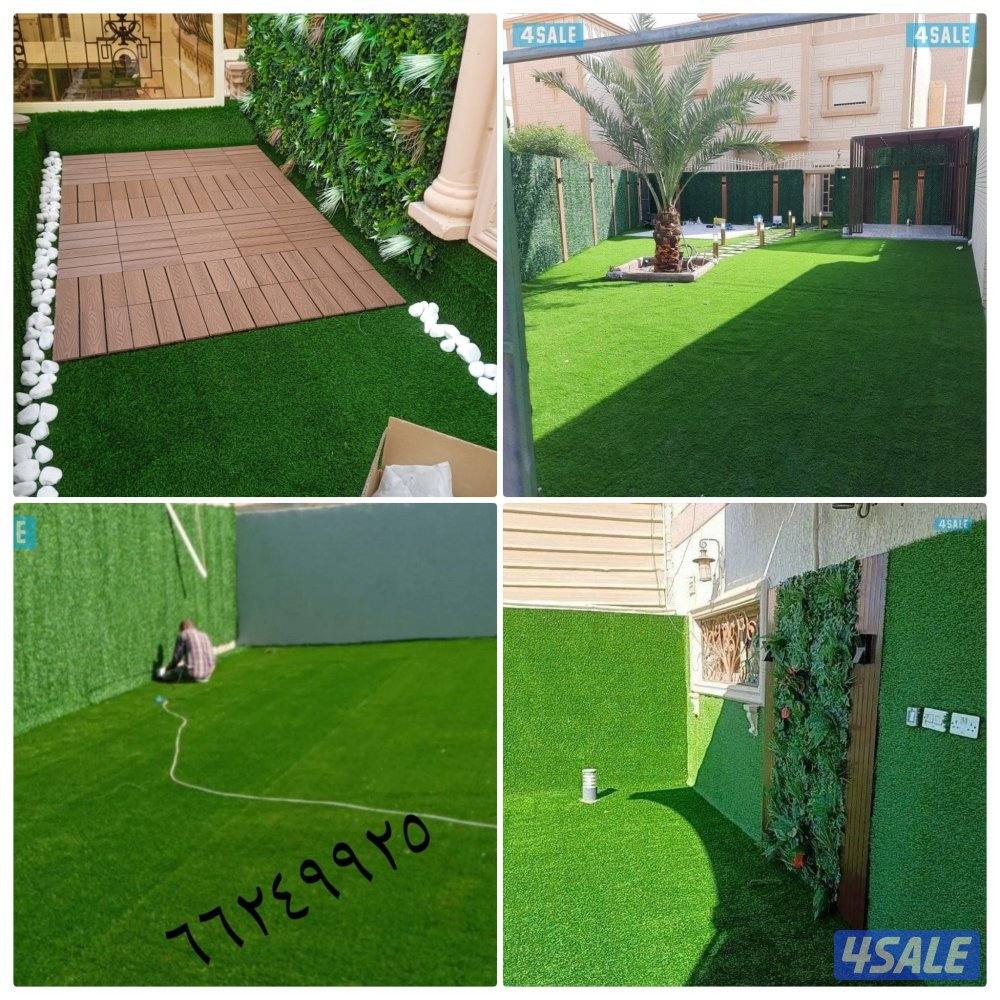 تنسيق الحدائق وتركيب السور التركى وتركيب التيل الاصطناعي9