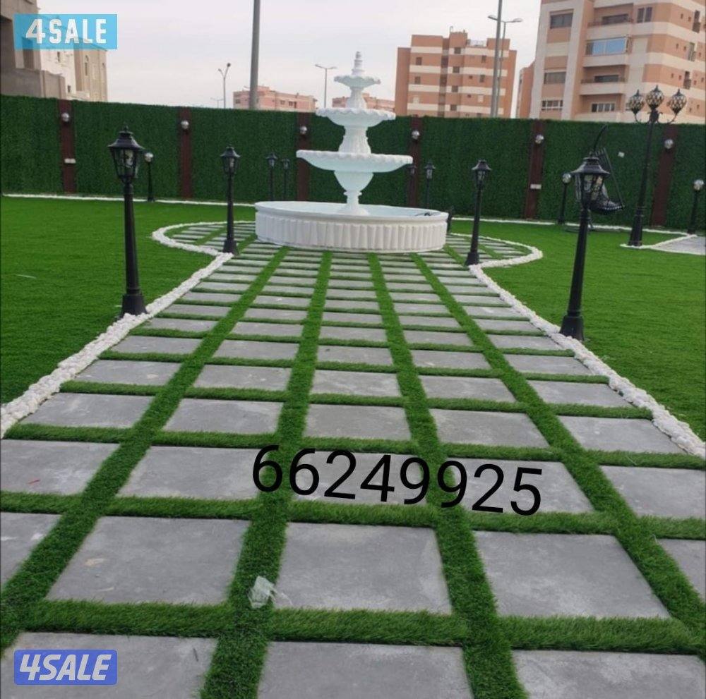 تنسيق الحدائق وتركيب السور التركى وتركيب التيل الاصطناعي15