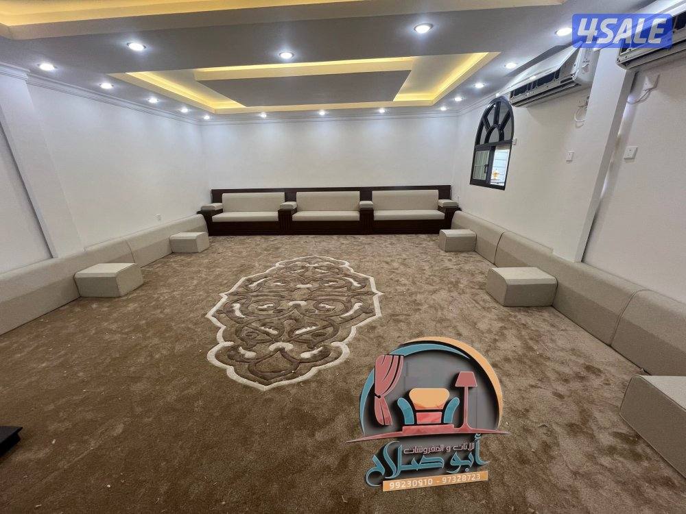 تنجيد وتفصيل كنب وديوانيات ومساند وسجاد قص وكل الستاير1