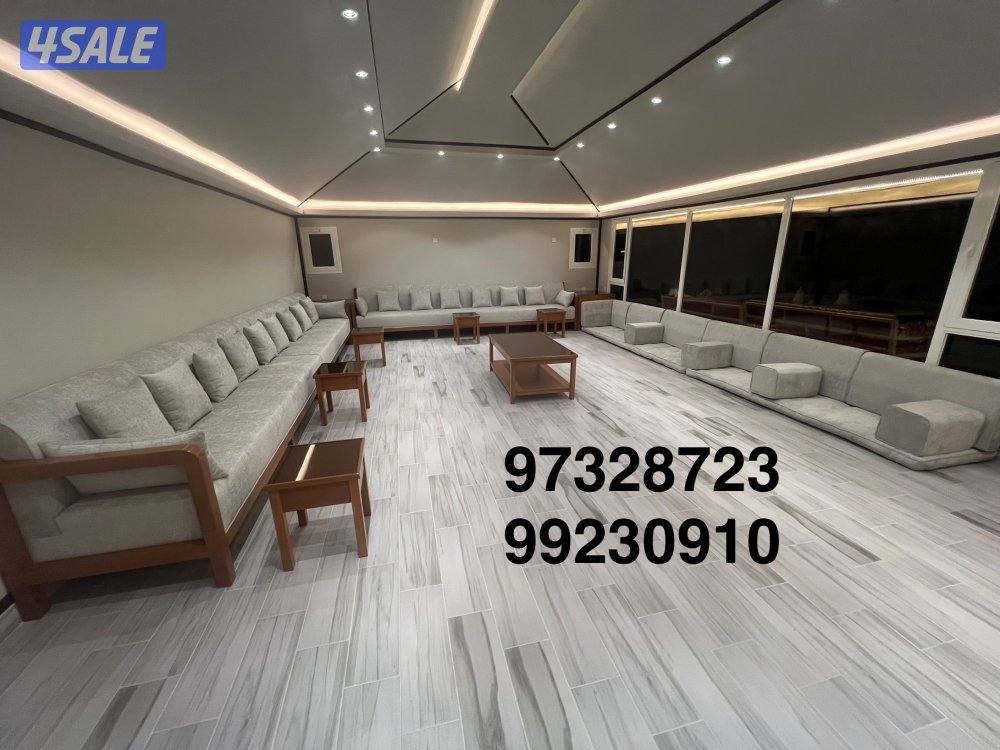 تنجيد وتفصيل كنب وديوانيات ومساند وسجاد قص وكل الستاير3