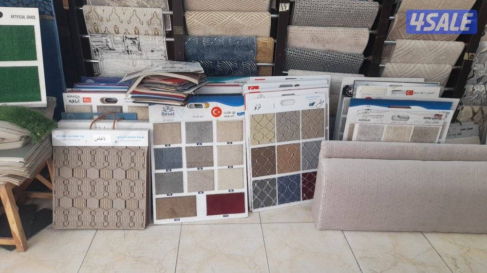 جميع انواع السجاد القص ساده مشجر تركى بسعر المصنع9