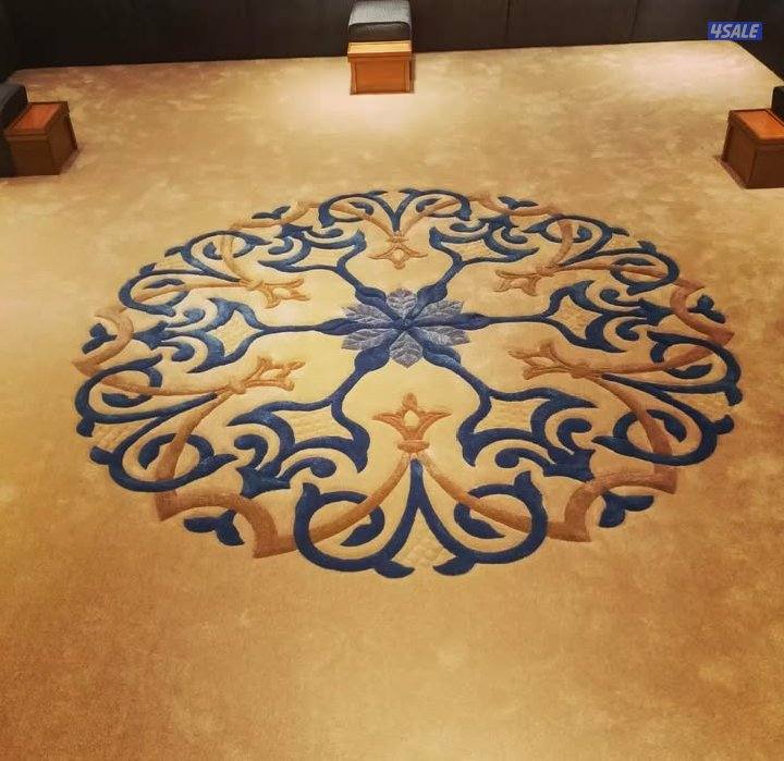 سجاد حفر حسب طلب الزبون نوع اول حفر يدوي يتوفر جميع انواع سجاد اتركي6