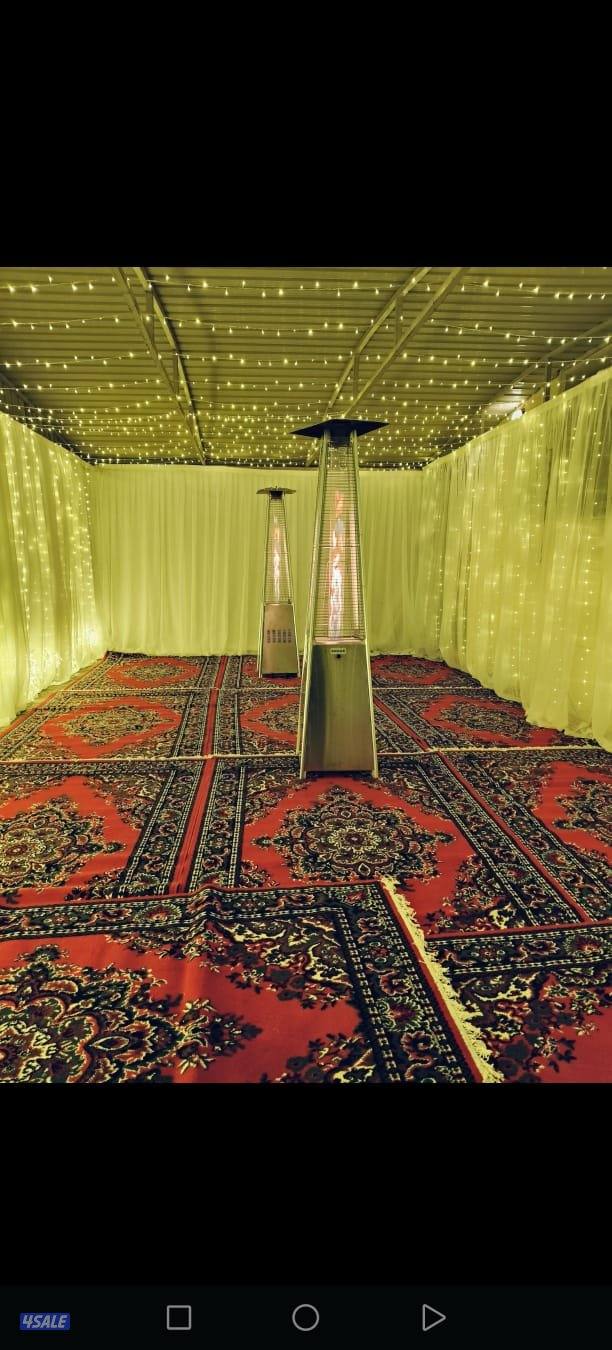 تاجيرخيم بيت شعركراسي وطولات دفايات قهوجيه5