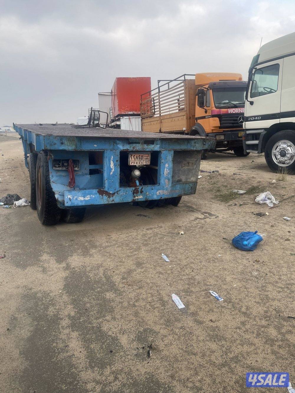 للبيع شاصي  مورسيدس ١٩٩٧ كامانز ماكينه وقير مورسيدس ٨ روس و٨ غياروسطحه3