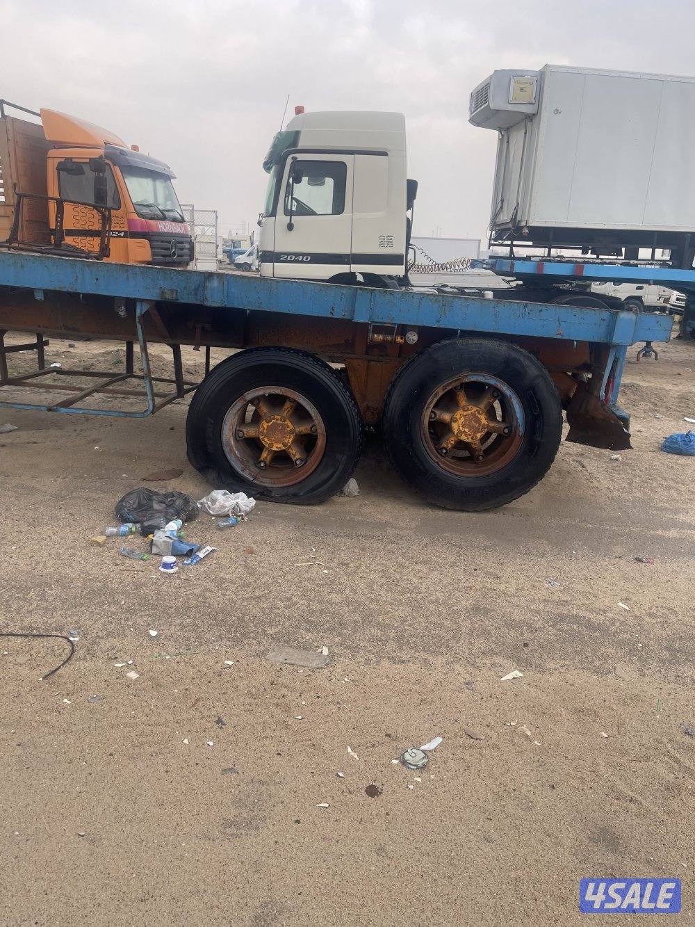 للبيع شاصي  مورسيدس ١٩٩٧ كامانز ماكينه وقير مورسيدس ٨ روس و٨ غياروسطحه4