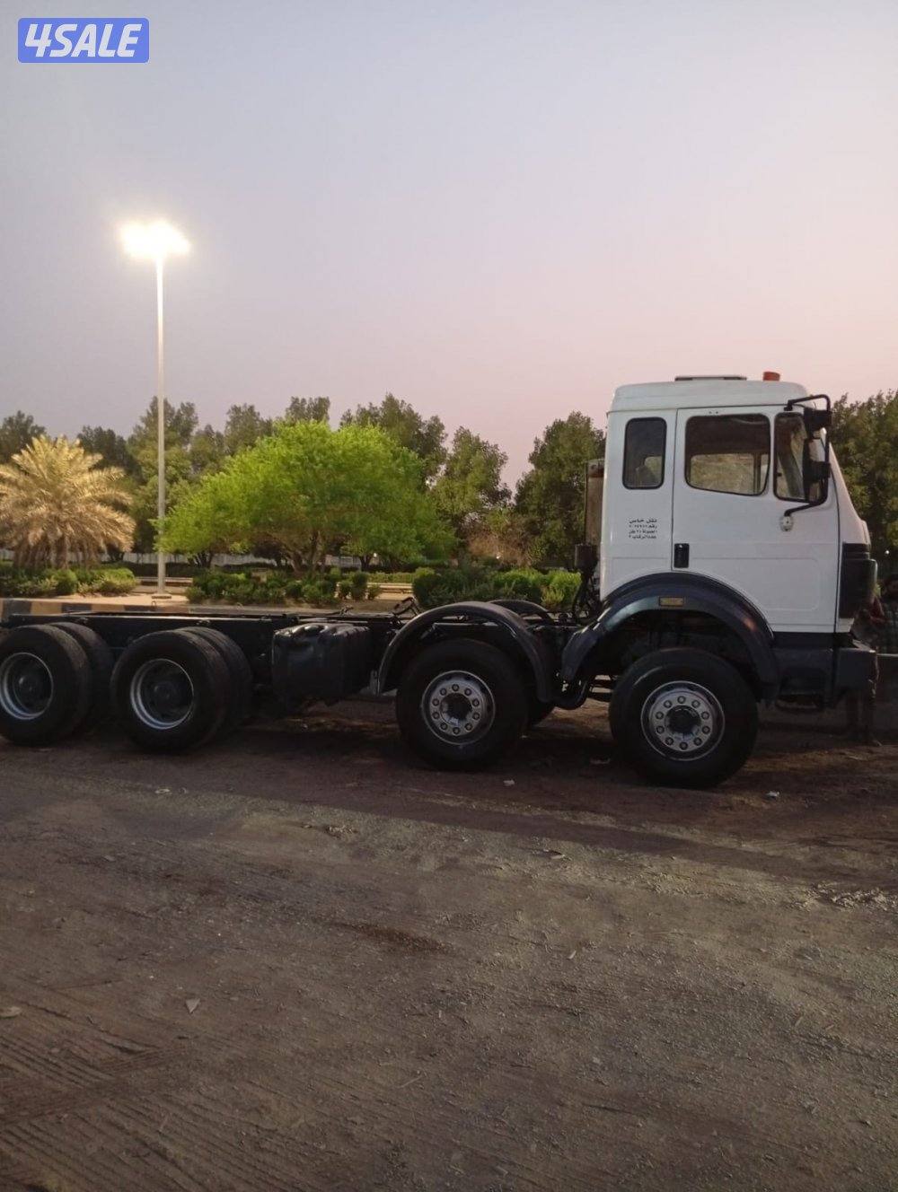 للبيع شاصي  مورسيدس ١٩٩٧ كامانز ماكينه وقير مورسيدس ٨ روس و٨ غياروسطحه6