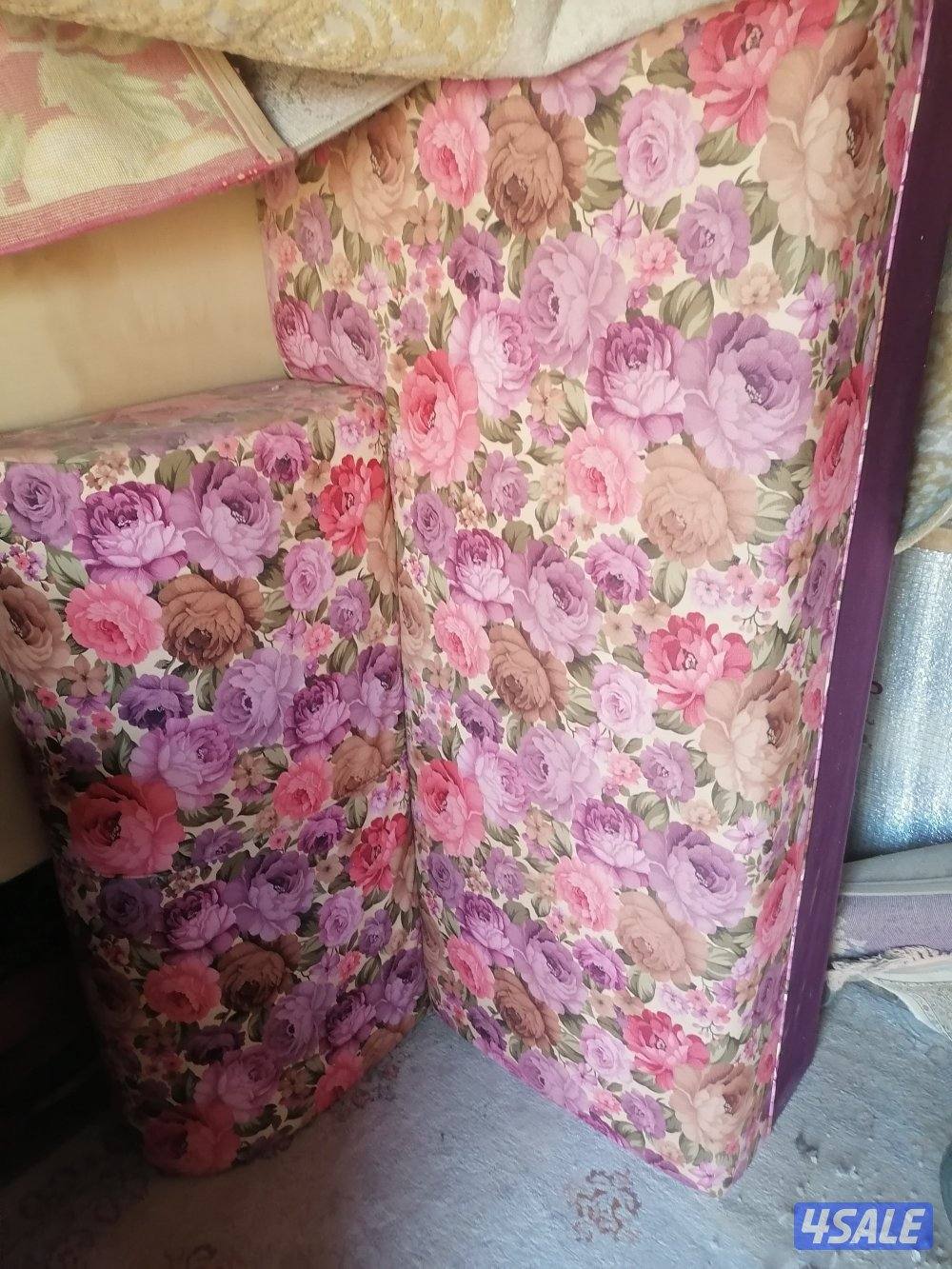 كراسي حديد مع الفرش وقنفات8