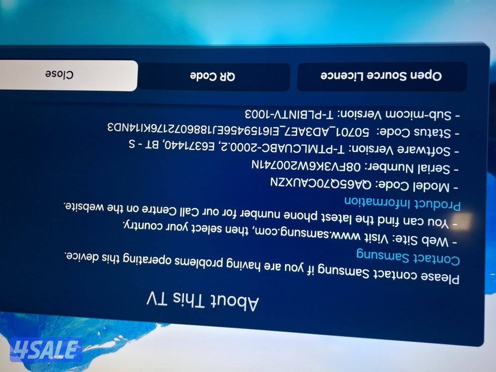 للبيع سامسونج، 65، بوصه سمارت QLED مديل 20233