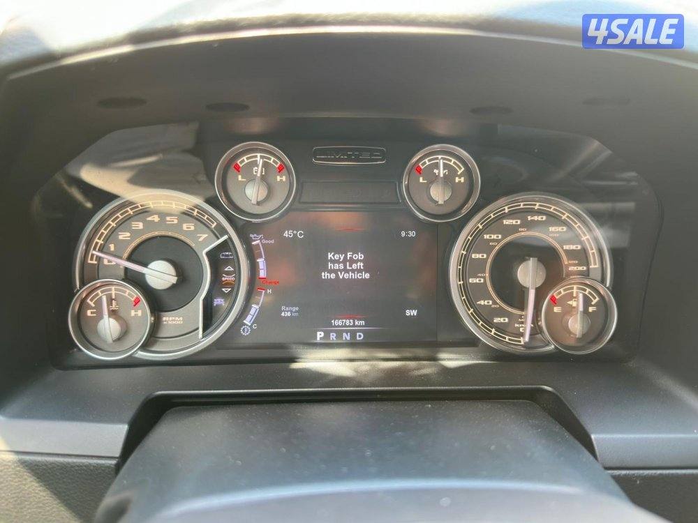 دودج رام ليميتد موديل ٢٠١٨ وارد الوكاله عداد ١٧٦ الف باجي الاعلان تحت9