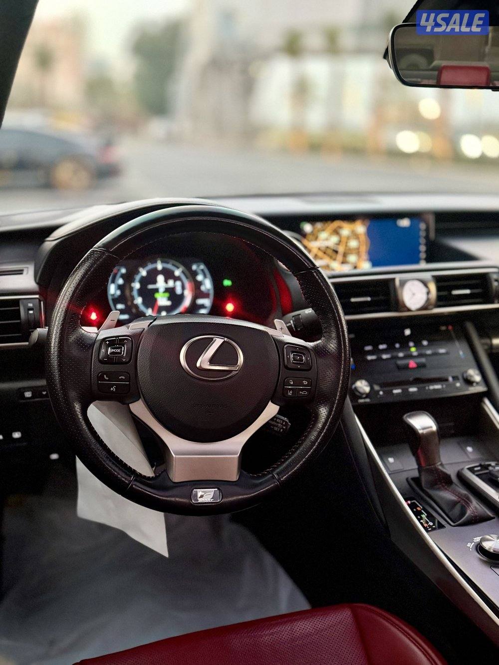 لكزس Isf 350 SPORT موديل 2017 عداد 130 الف  بحالة الوكاله6