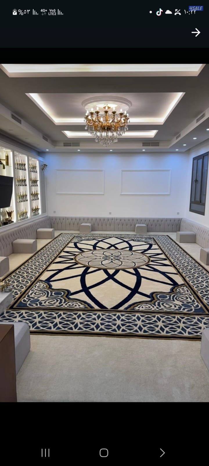 سجاد .قص..جلسات راضيه مساند ظهر باركيه ثيل صناعي11