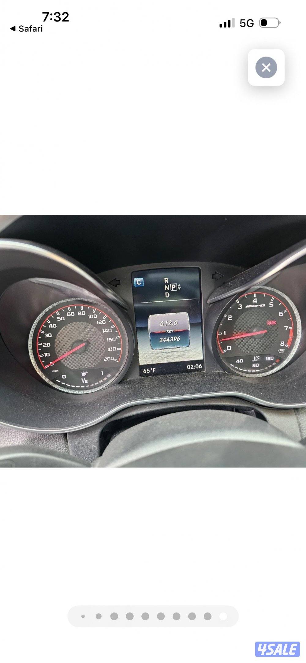 للبيع مرسيدس  C63s AMG2