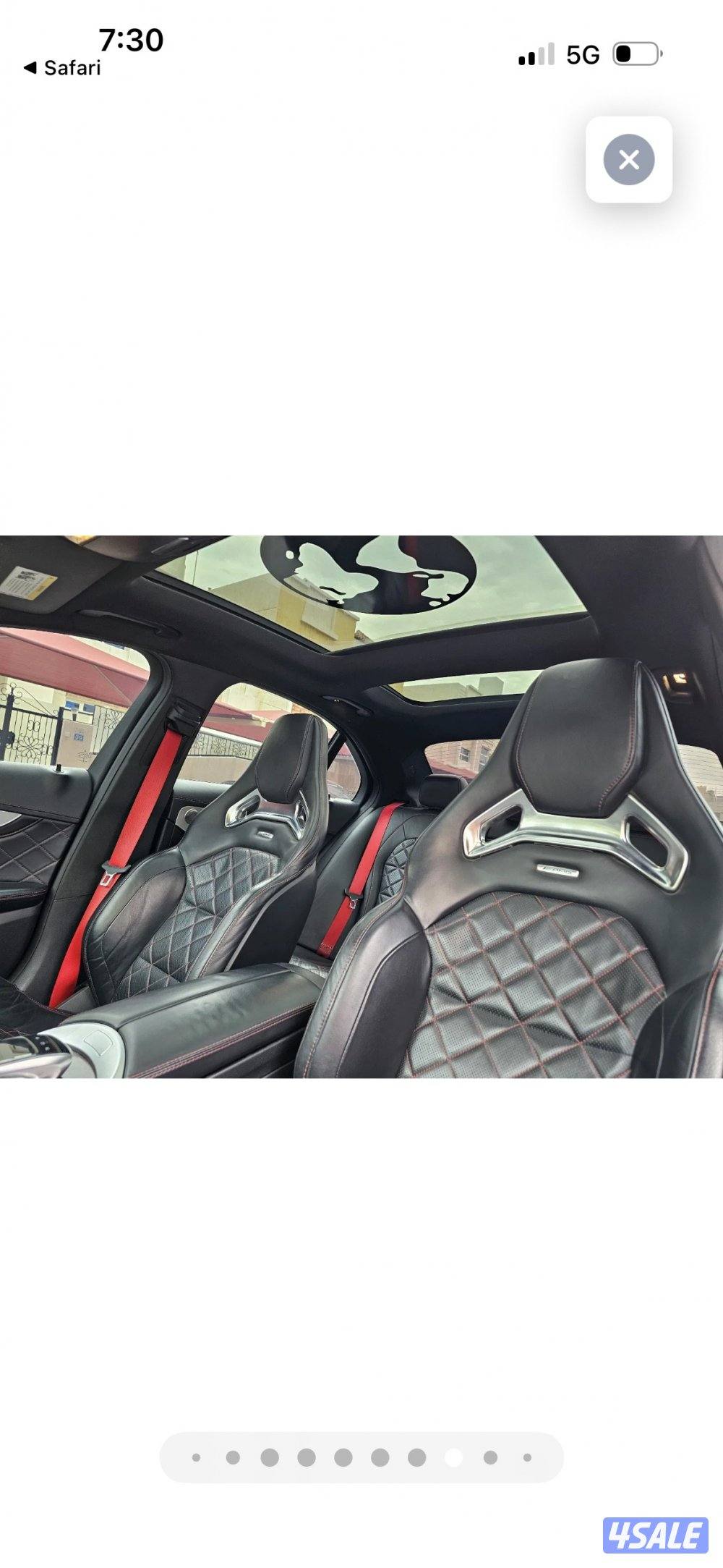 للبيع مرسيدس  C63s AMG3