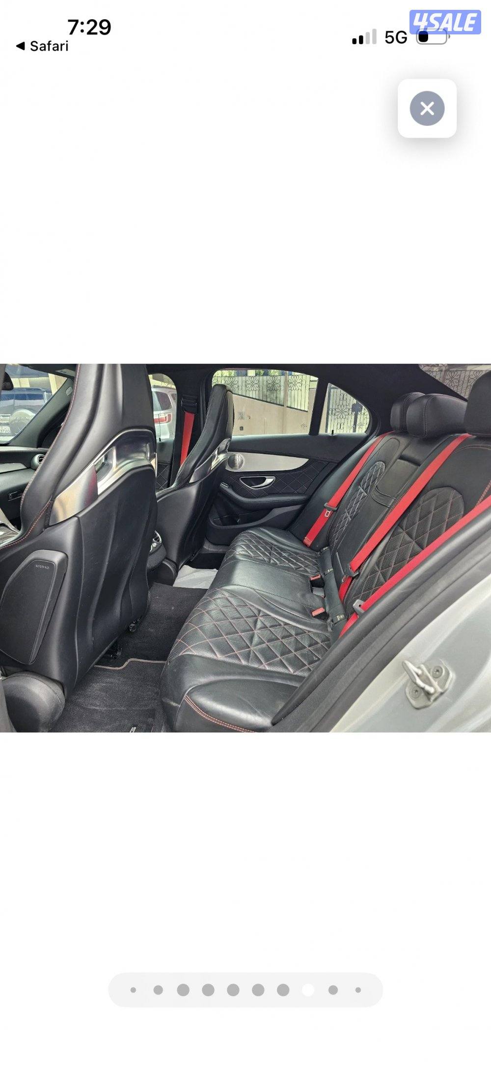 للبيع مرسيدس  C63s AMG4