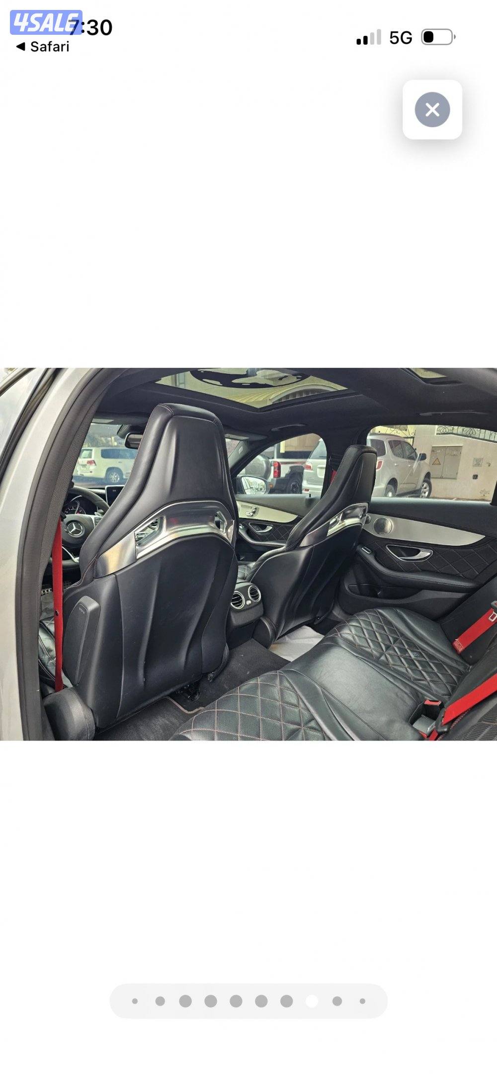 للبيع مرسيدس  C63s AMG6