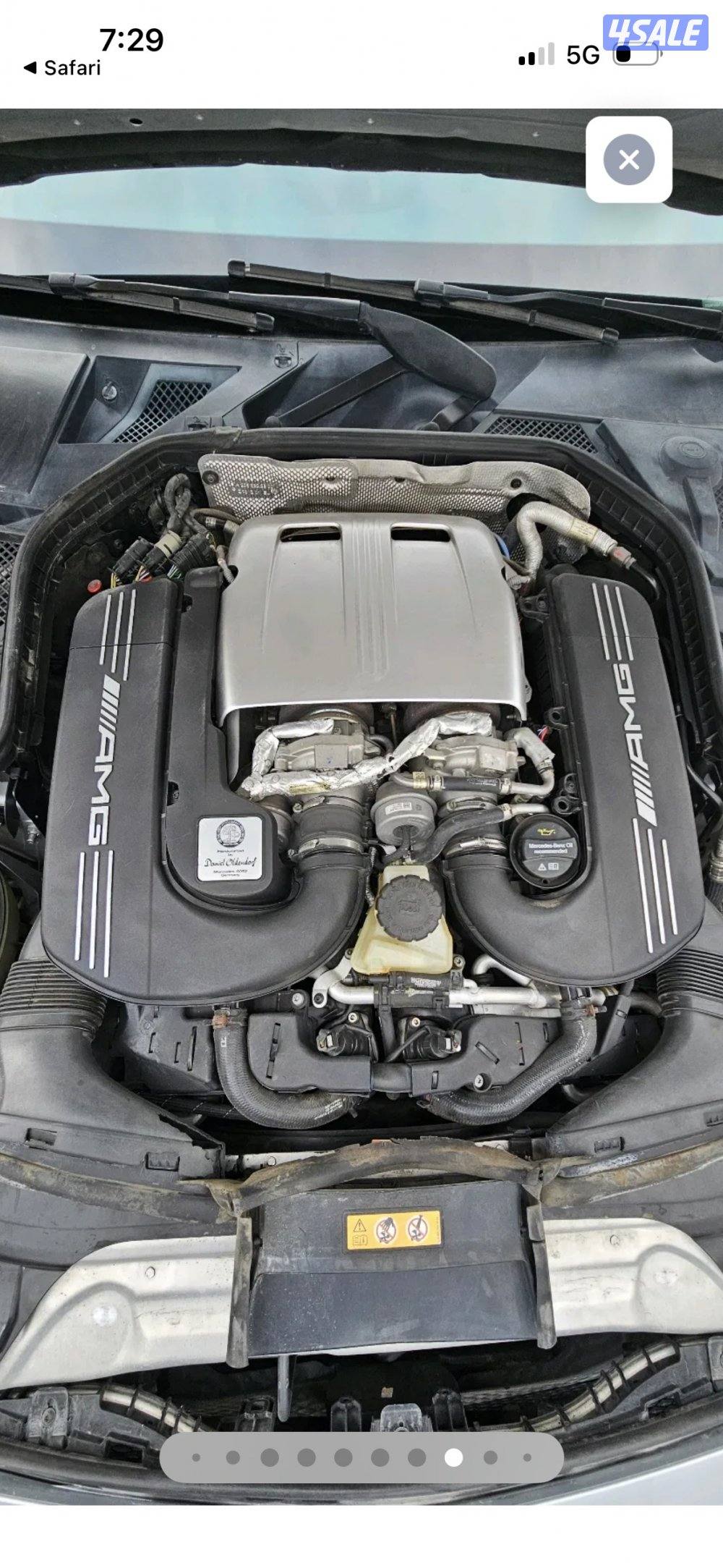 للبيع مرسيدس  C63s AMG8